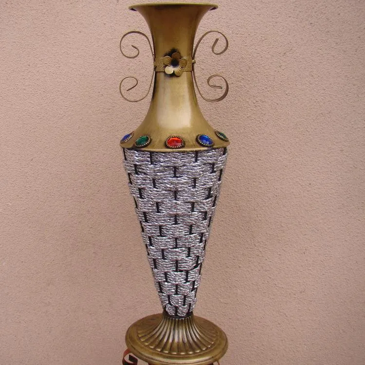 Ваза высокого качества, посадка в Европе типа восстановление древних способов, цветок из кованого железа ваза