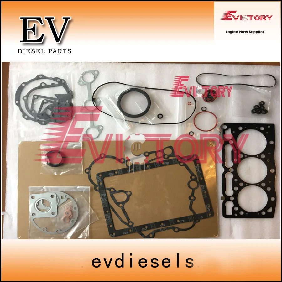 for Kubota engine D1102 full gasket set + cylinder head gasket kitin