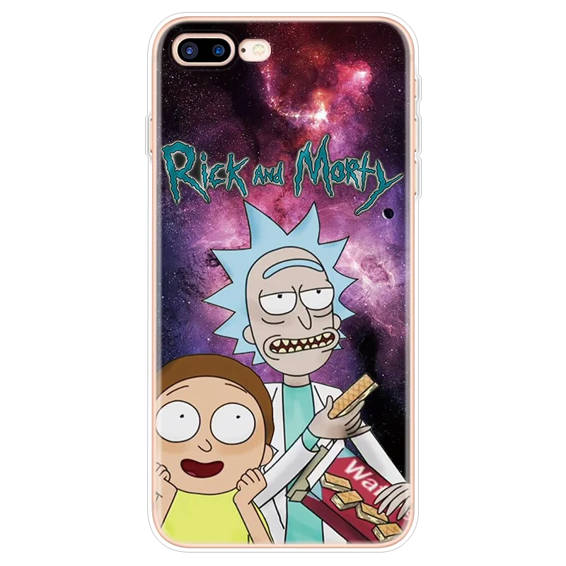 Чехол Rick And marty для iphone 7Plus для iphone X XS Max чехол для iphone 6S 6 7 8 Plus Мягкий чехол из ТПУ для iphone XR 11 Pro Max