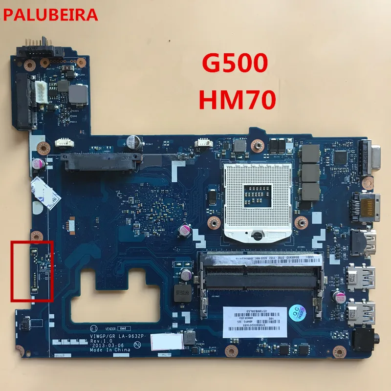 PALUBEIRA LA-9632P G500 материнская плата HM70 для lenovo G500 материнская плата для ноутбука VIWGP/GR LA-9632P Rev: 1,0 PGA989 HM70 материнская плата