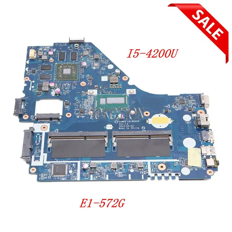 NOKOTION V5WE2 LA 9531P Rev 1A для Acer ASPIRE E1 572G материнская плата ноутбука графика R7 M265 DDR3L