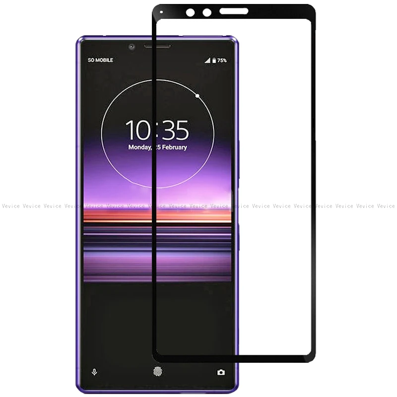 Полностью закаленное стекло для Sony Xperia 1 10 XA3 XZ4 XA1 XA2 Ultra XZ1 XZ2 Compact XZS XZ XP