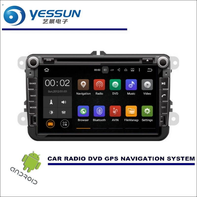 

YESSUN Car Multimedia Navigation For Volkswagen VW Polo MK5 / Rabbit / R36 - CD DVD GPS Player Navi Radio Stereo Wince / Android