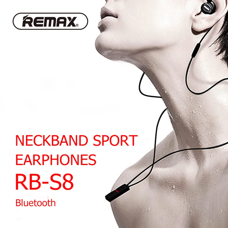 Remax RB S8 HiFi беспроводные Bluetooth наушники HD стерео гарнитура для Samsung Galaxy S10 S9 S7 S6 Plus Note