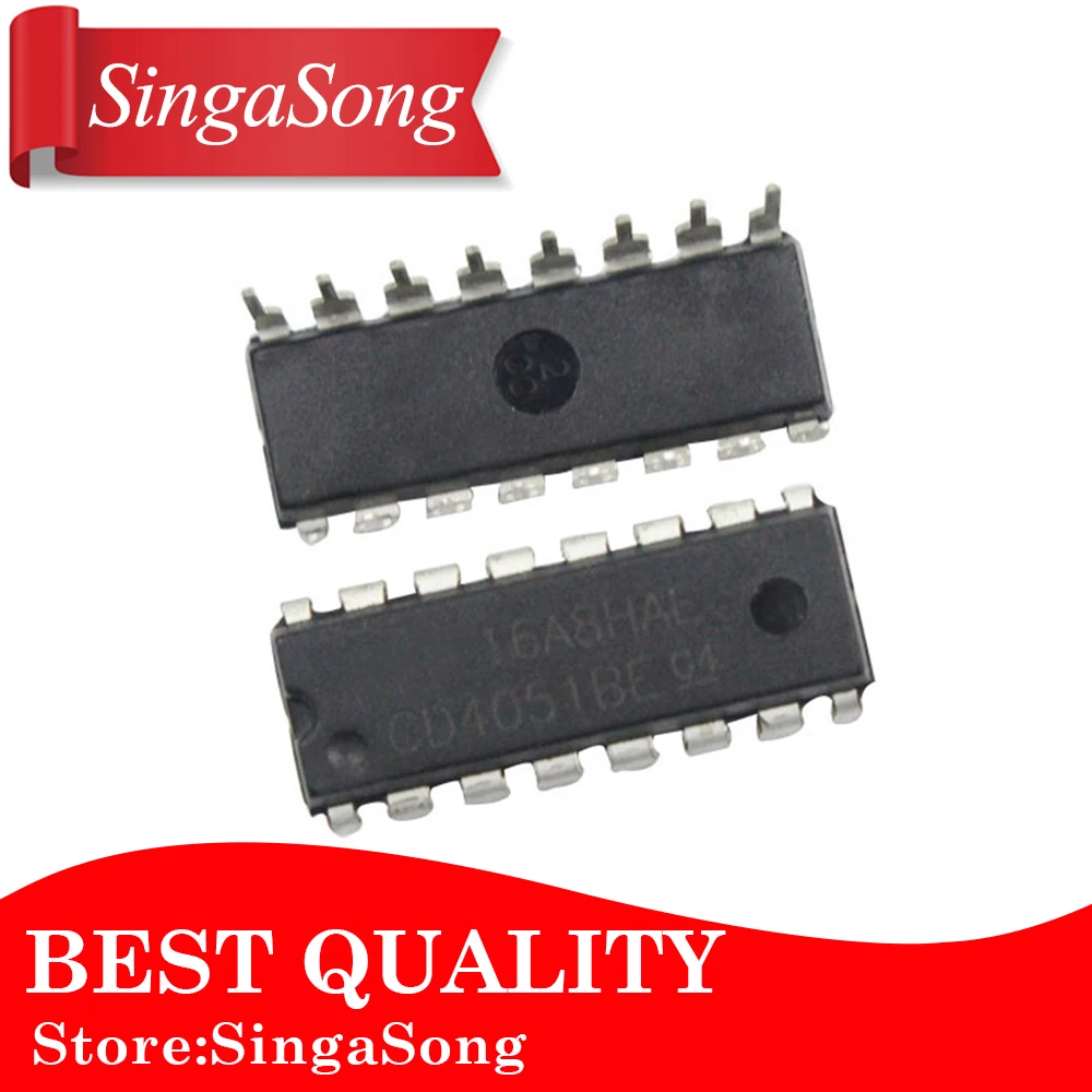 

10pcs/lot CD4051BE CD4051 4051BE 4051 DIP-16