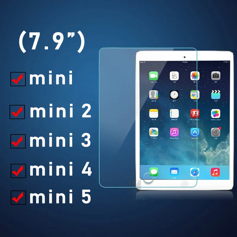 7,9 планшет экран защитный для apple ipad mini 2 3 стекла протектор Закаленное стекло для я pad mini 4 5 9 h взрыв- доказательство