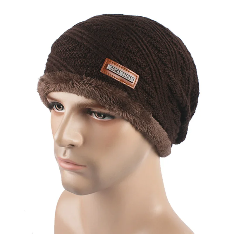 2016 Autumn And Winter New Wool Cap Men's Outdoor Labeling Cashmere