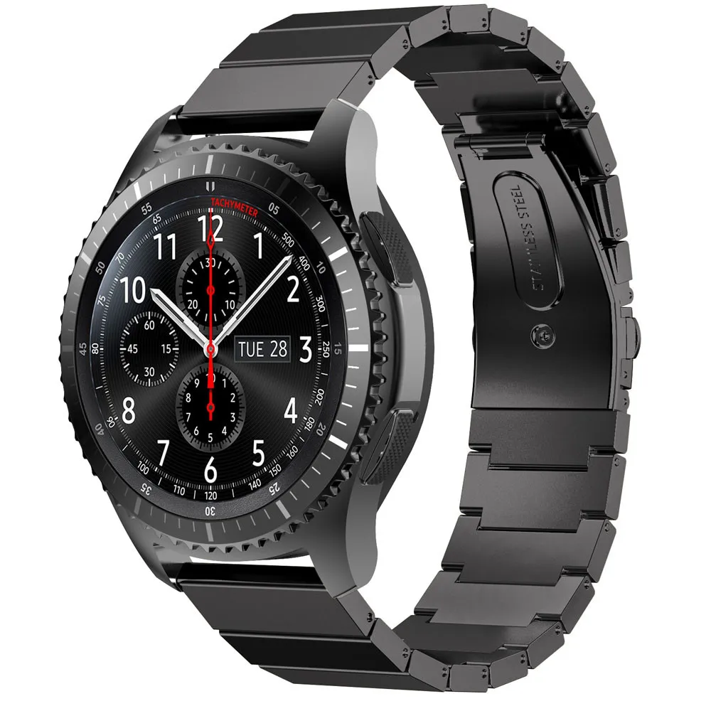 Сказочный браслет из нержавеющей стали Смарт часы ремешок для Samsung Gear S3 Прямая