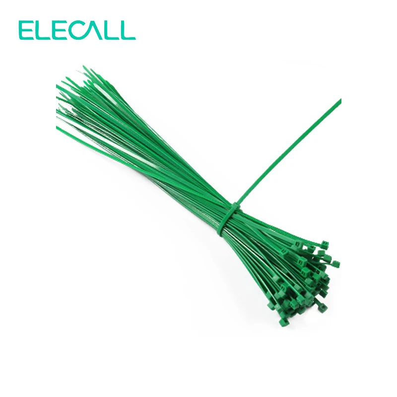

4*200mm Self-Locking Nylon Cable Ties100Pcs/Pack Cable Zip Tie Loop Ties For Wires Tidy Green