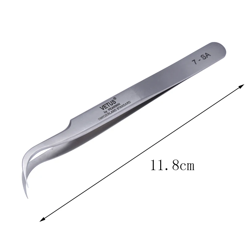 Precisión de acero inoxidable Vetus pinzas pinzetta herramientas pinzas curvas Herramientas manuales 7-sa Precisión de acero inoxidable Vetus pinzas pinzetta herramientas pinzas curvas Herramientas manuales 7-sa