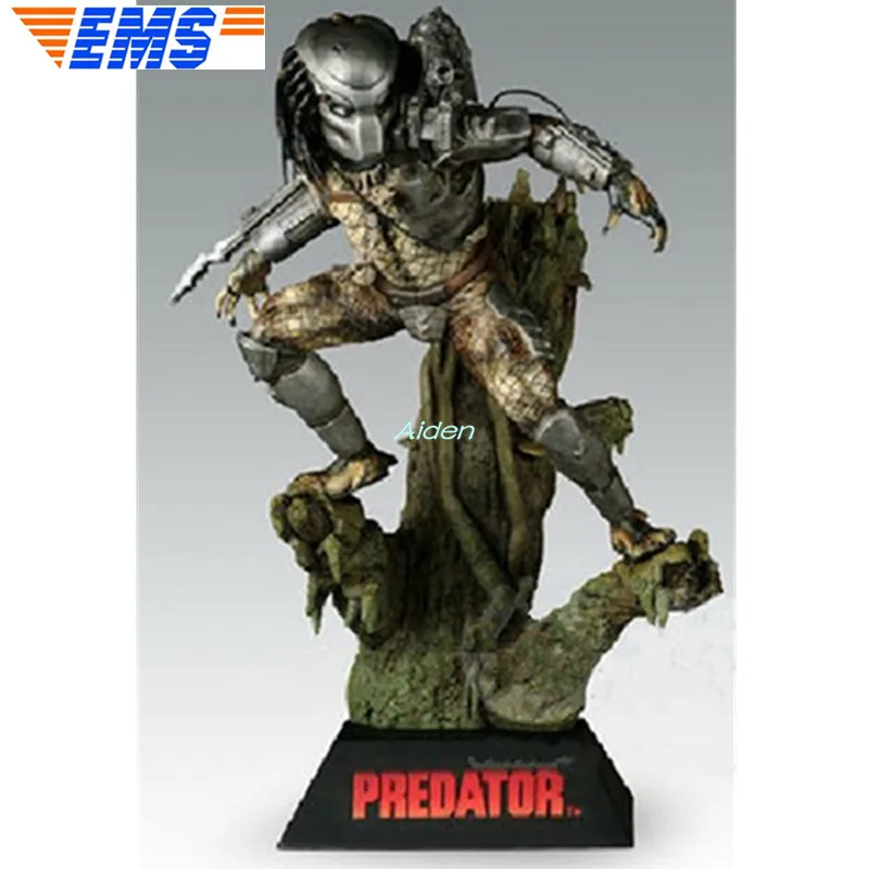 

13" Alien vs. Predator Statue Scar Predator Bust Predators Full-Length Portrait PF AVP GK Action Figure Toy BOX 33CM B1048