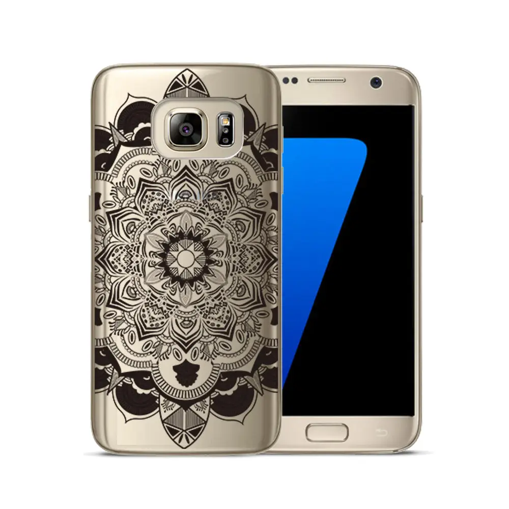 Clear painted Case FOR Samsung S6 Soft TPU Phone Case FOR Samsung S8 Smart Back Protective Phone Cover FOR Galax S5 S7 S8 Plus (1)
