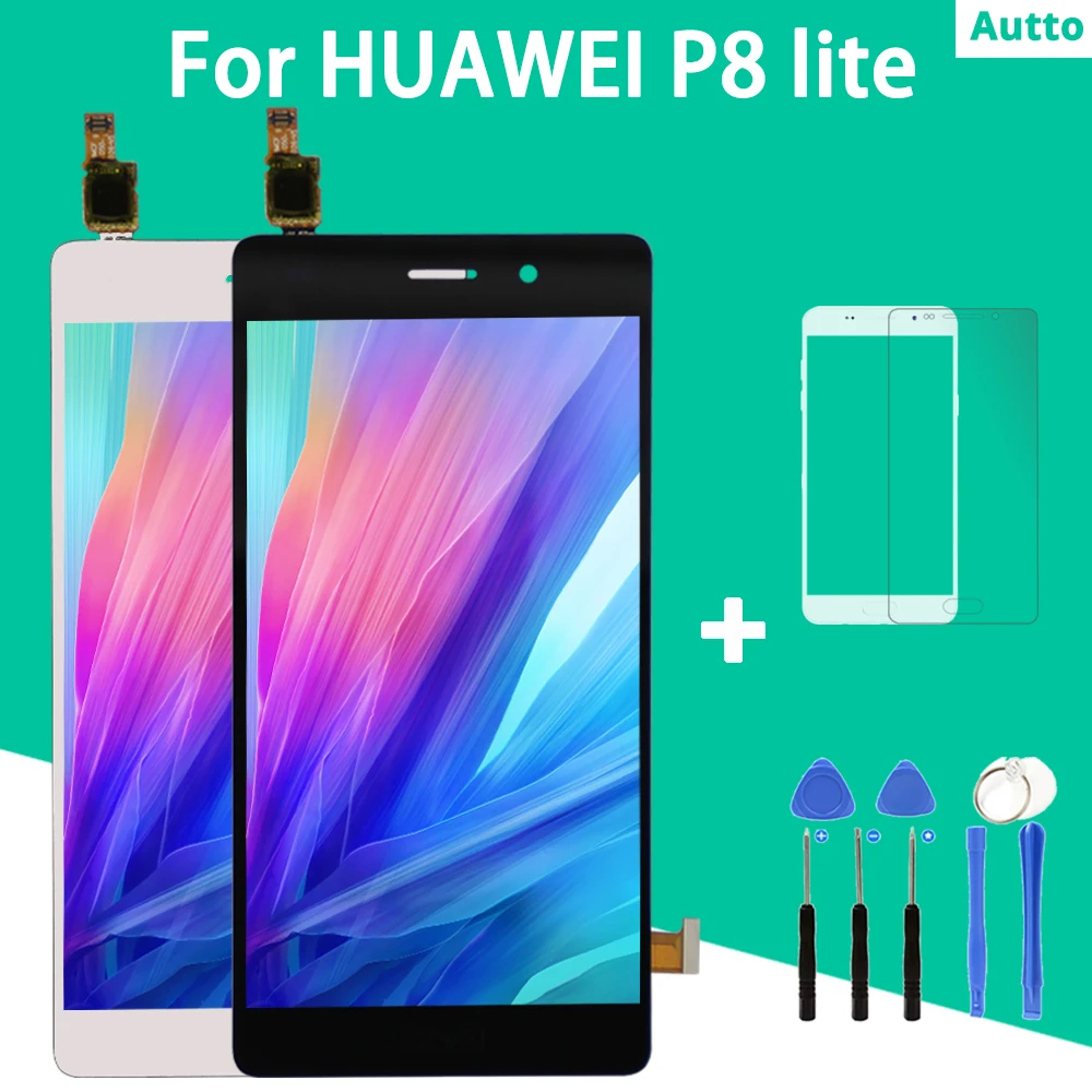 100% test 5.0"For Huawei P8 Lite AAA LCD touch screen display ...