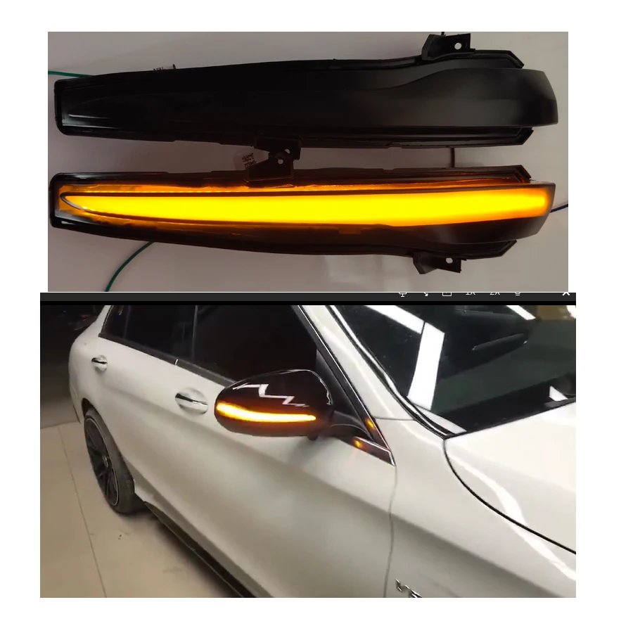 Светодиодный динамический поворотник для Benz C180 C400 S400 S600 S63 GLC250 GLC63 E200 E63|Сигнальная