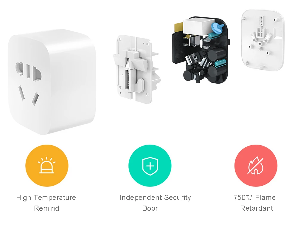 Xiao mi умная розетка Xiao mi Smart Plug Wifi беспроводной разъем Wi-Fi розетка ЕС управление с телефоном mi home APP интеллектуальная вилка