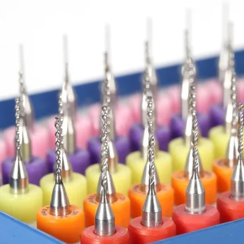 

50 X PCB Drill Bits Tungsten Carbide Micro 0.5mm To 0.9m 50x Set Tools Kits HSS
