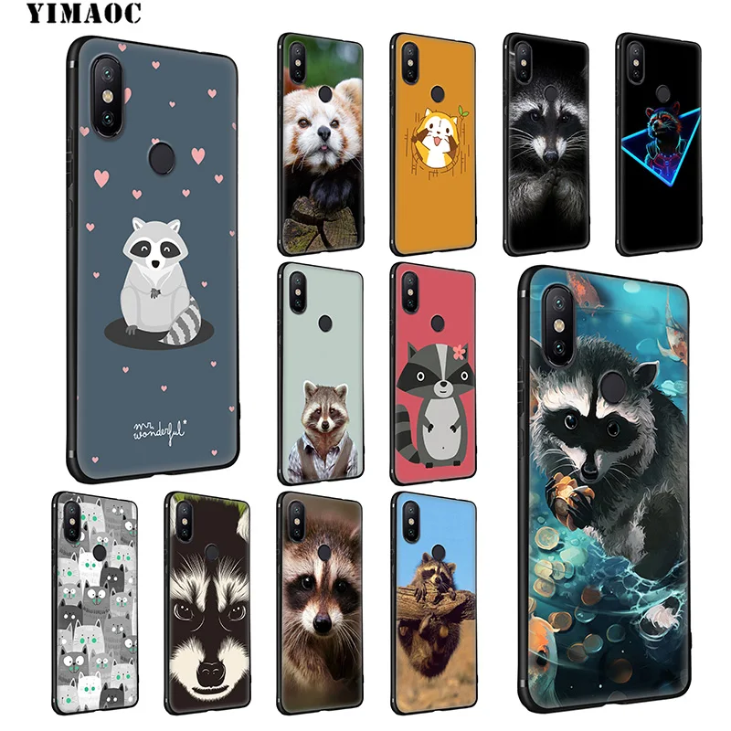Yimaoc животных енот арт Мягкий силиконовый чехол для Xiaomi Redmi 7A Note 7 6 6A 5 4 4X 4A 5A S2 плюс