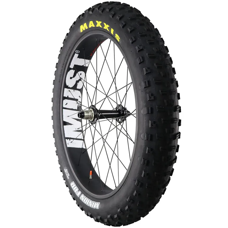 Flash Deal 690-T fatbike carbon wheels clincher  tubuless 26 inch bike rim 90mm width High end fat bike made in China 7