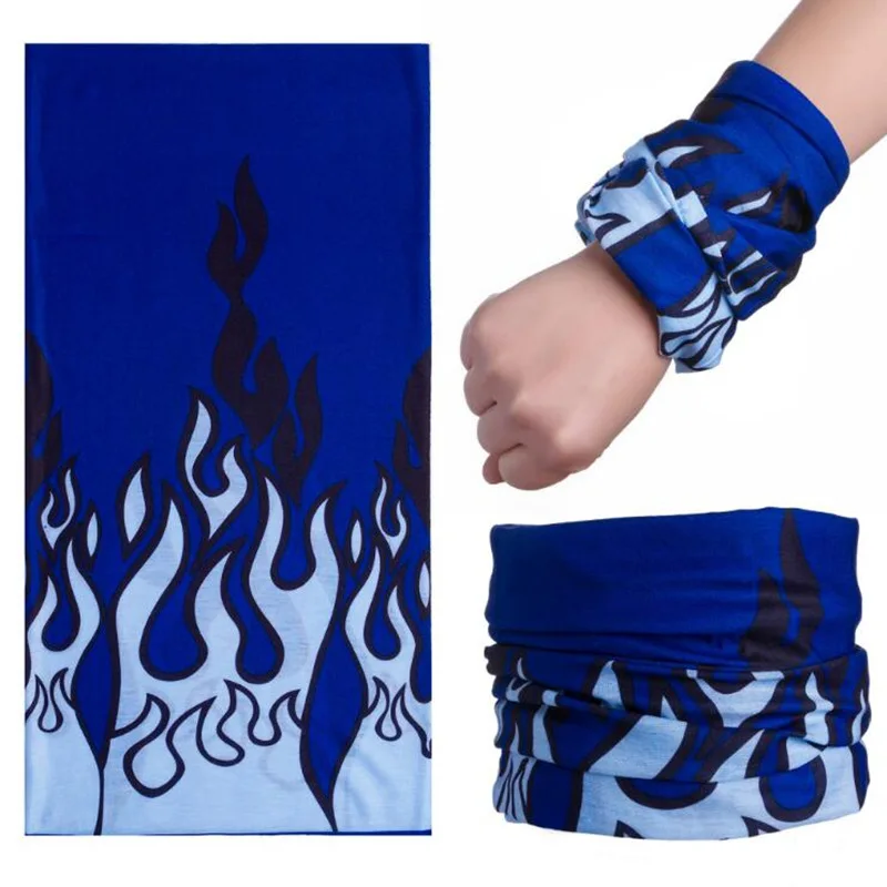 عازلة دراجة نارية الجمجمة قناع الوجه درع الإناث الذكور الدراجات باندانا متعددة استخدام عقال الرقبة أدفأ السحر الصيد رئيس وشاح