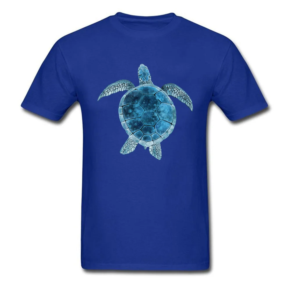 Watercolor Sea Turtle - Turquoise Blue_blue