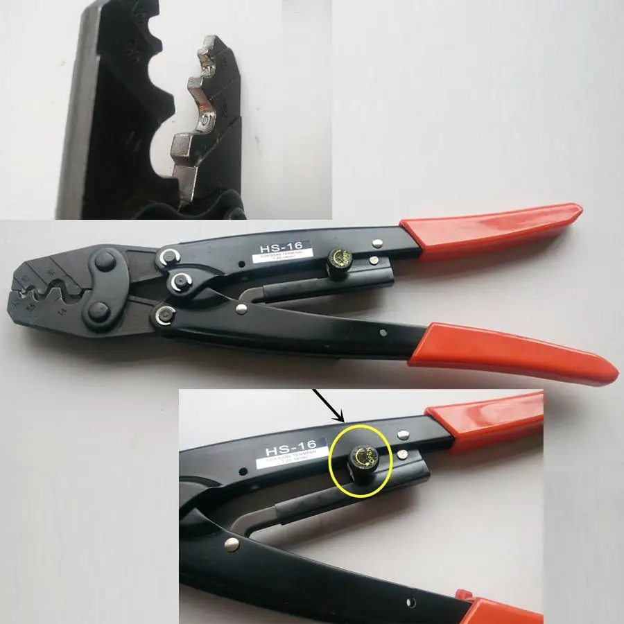 

RATCHET BARE TERMINAL CRIMPING CRIMPER CRIMP TOOLS HS16