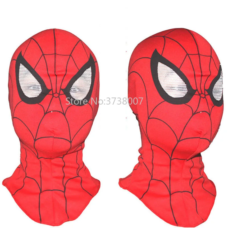 

New High Quality Super Cool Spiderman Masks Adult and Kids Full Head Halloween Maskss Hood Maskss Animal Costumes Wholesale
