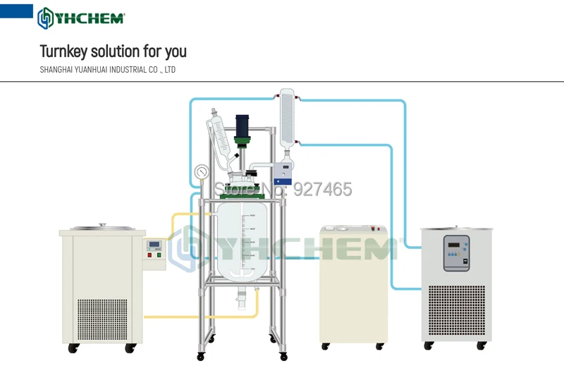 YHChem 100L JGR100L с курткой перемешанный Танк реактор