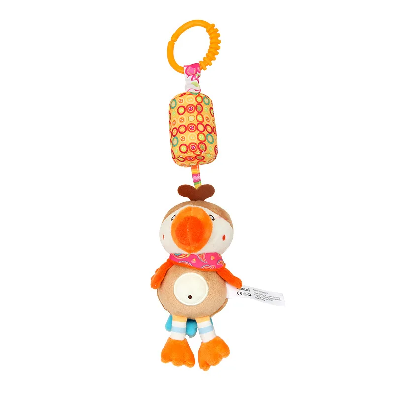 Игрушки для малышей мягкие животные плюшевые детские погремушки/мобильные игрушки подвесная коляска детские игрушки с колокольчиком погремушка для детской кроватки Bebe игрушки 0-12 месяцев - Цвет: Hanging Bell 4