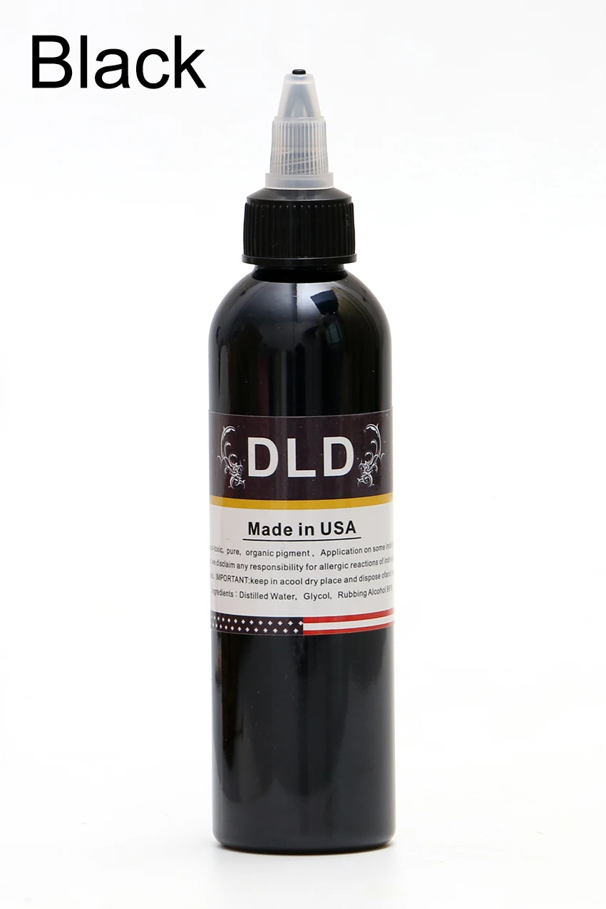 

5 Bottle 2oz Tattoo Ink Pigment Set Kits Body Arts 60ml black Professinal Beauty Permanent Makesup Paints Accesories