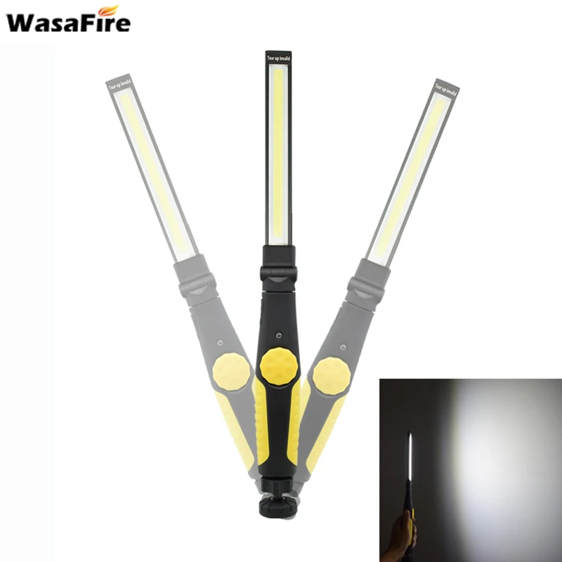

COB LED Flash Light Hand Lamp USB Rechargeable Torch Multifunction Flashlight Working Light Magnetic Lantern For Car Repairing