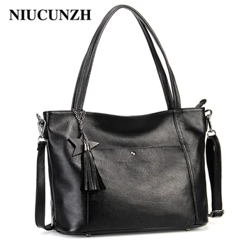 

NIUCUNZH Lady Designer Shoulder Bags Female Large Capacity Chain Totes Luxury Brand Handbags Women's Tassel Leather Square Bags