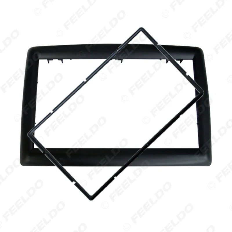 FEELDO автомобильный стерео CD DVD Радио фасции Панель рамка для Renault Megane 2009 2 Din Dash