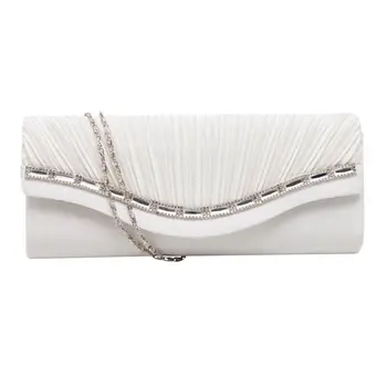 

THINKTHENDO Fashion Women Rhinestone Handbag Evening Party Clutch Bag Wedding Wallet Purse