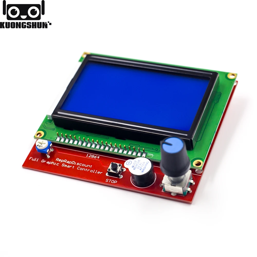 KUONGSHUN Full Graphic 12864 Smart Control ler RAMPS 1 4 ЖК дисплей панель управления синим экраном для 3D