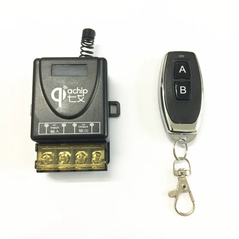 433Mhz-Universal-Wireless-RF-Remote-Control-Switch-AC-220V-1CH-30A-Relay-Receiver-and-2-channel (4)