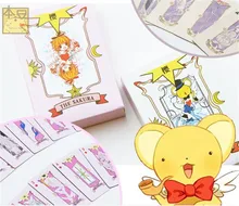 Аниме Косплей карты Captor Sakura KINOMOTO Таро С Clow карты Покер Волшебная Книга набор в коробке реквизит подарок игральные карты Des A632