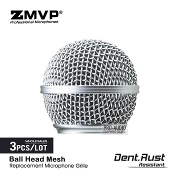 

3pcs/lot Replacement Ball Head Mesh Grille for Shure BETA58 BETA58A SM58 SM58S SM58LC Wired Wireless Microphone Mic Accessories