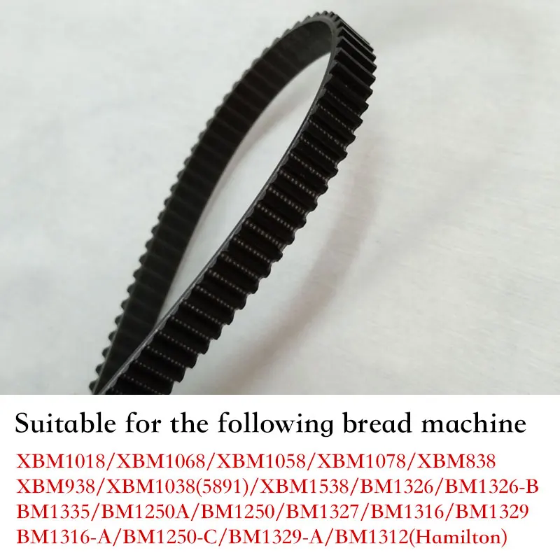 Belt for Bread Machine Parts and Components XBM1538/BM1326/BM1326-B/BM1335/BM1250A/BM1250/BM1250-C Breadmaker Conveyor Belts