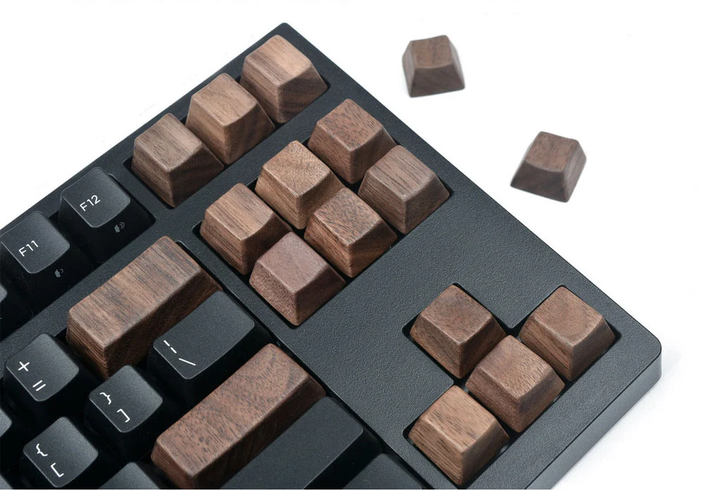 Walunt wood keycap oem профиль для механической клавиатуры mx R4 R3 R2 R1 WASD клавиши со стрелками 6.25u пробел