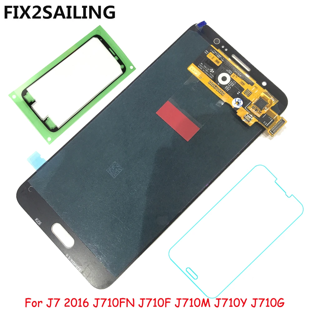 

Super AMOLED LCD Display 100% Tested Working Touch Screen Assembly For Samsung Galaxy J7 2016 J710 J710FN J710F J710M J710Y