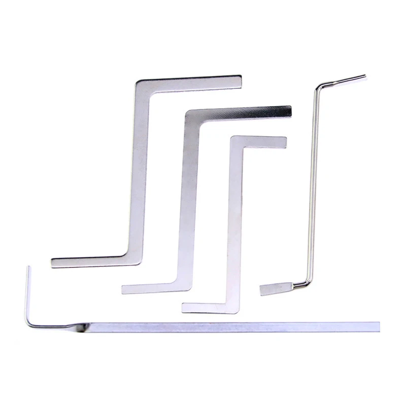 5 Pcs Locksmith Tools Multifunction Metal Tension Rod/Puch Rod Tubestension Wrench For Lock Pick