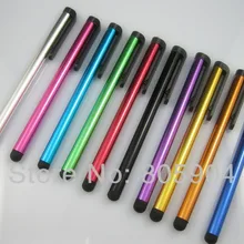 Универсальная емкостная стилус сенсорная ручка для емкостных планшетов и телефонов 10 цветов 50 шт./партия