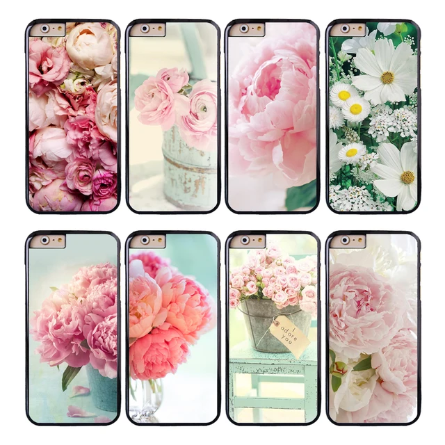 coque iphone 6 pivoine