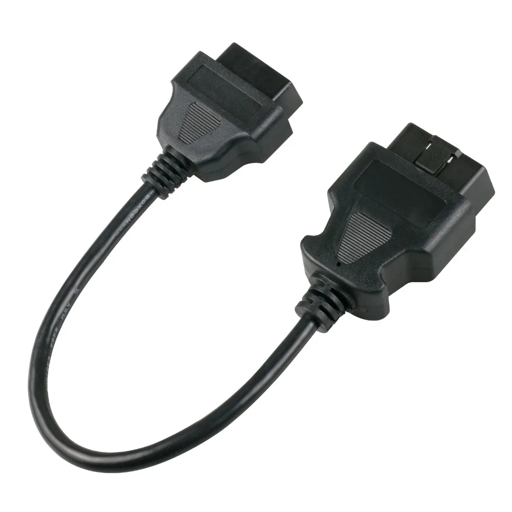 30 см OBD2 кабель удлинитель для ELM327 16Pin мужского и женского пола Кабель разъем OBD II 16