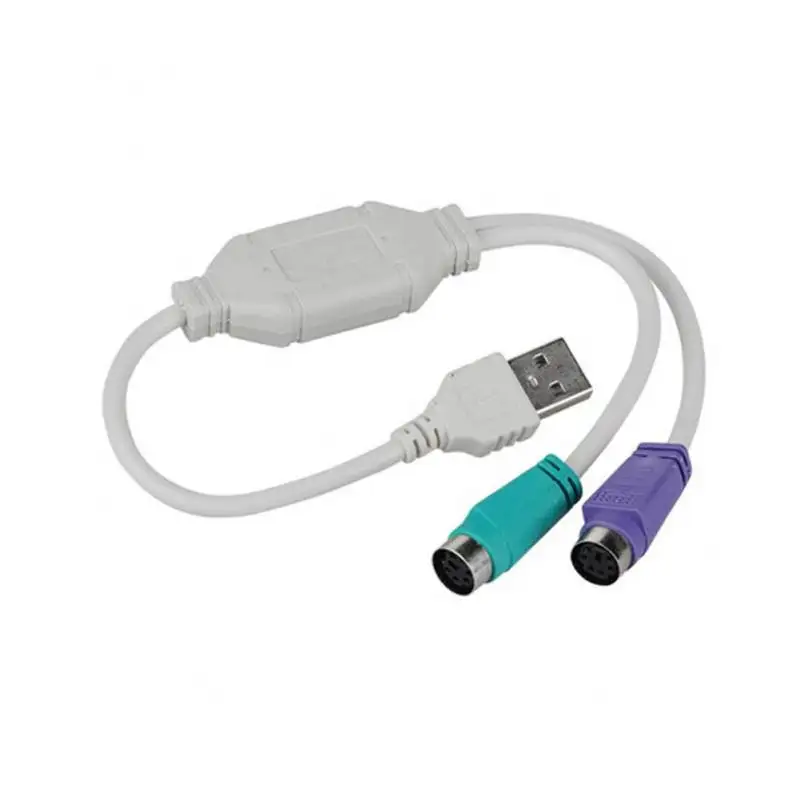 USB к PS/2 кабель адаптер конвертер Мышь Клавиатура конвертер кабель Plug-and-play адаптер для PS2 интерфейс разъем