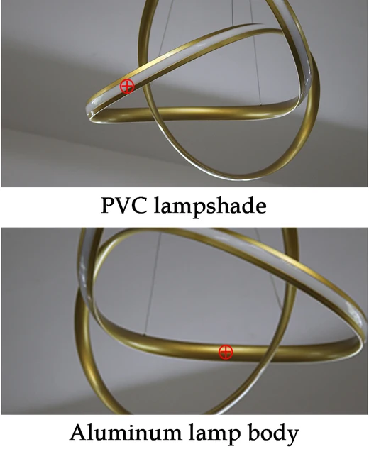 Złoto & biały nowoczesny LED Lampa wisząca do salonu sypialnia jadalnia pokój wiszący Lampa LED Lampa wisząca oświetlenie wewnętrzne Luminares -