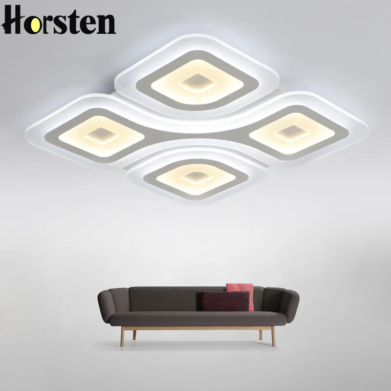 

Horsten Modern Acrylic LED Ceiling Light Remote Control Dimmable Ceiling Lamp For Bedroom Living Room Hotel 220V