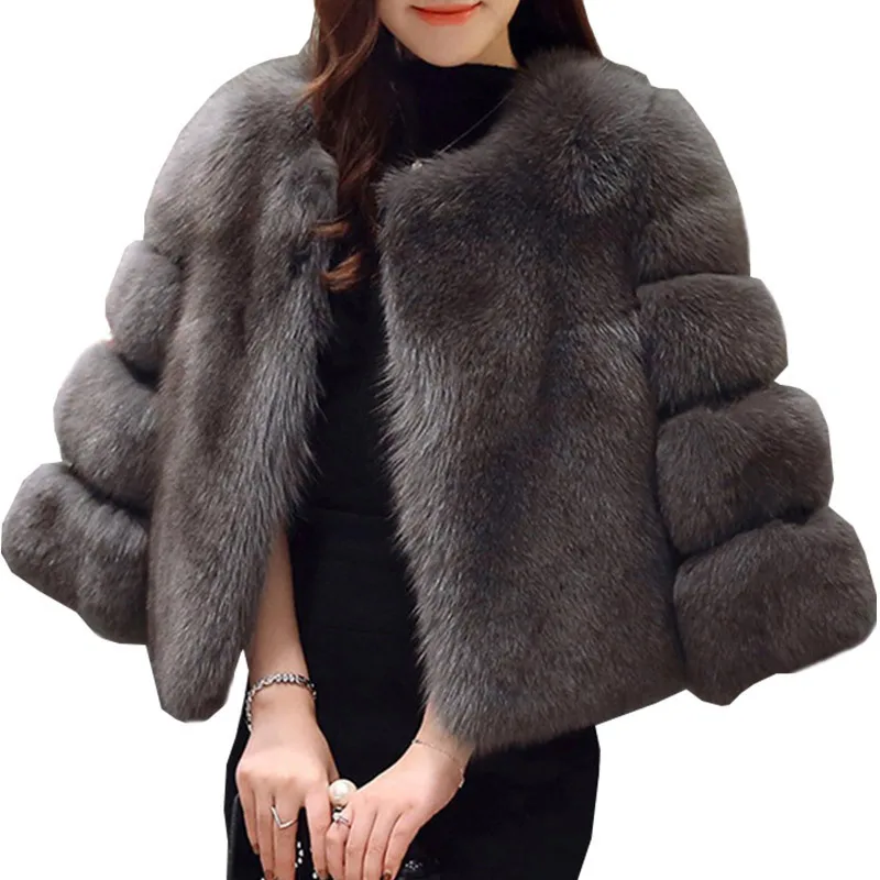 

TUHAO 2018 Fashion Winter Women Faux Fur Coat Women Clothes PLUS SIZE 4XL Women Faux Fur Coats Casual Thick Warm Fur Large Size