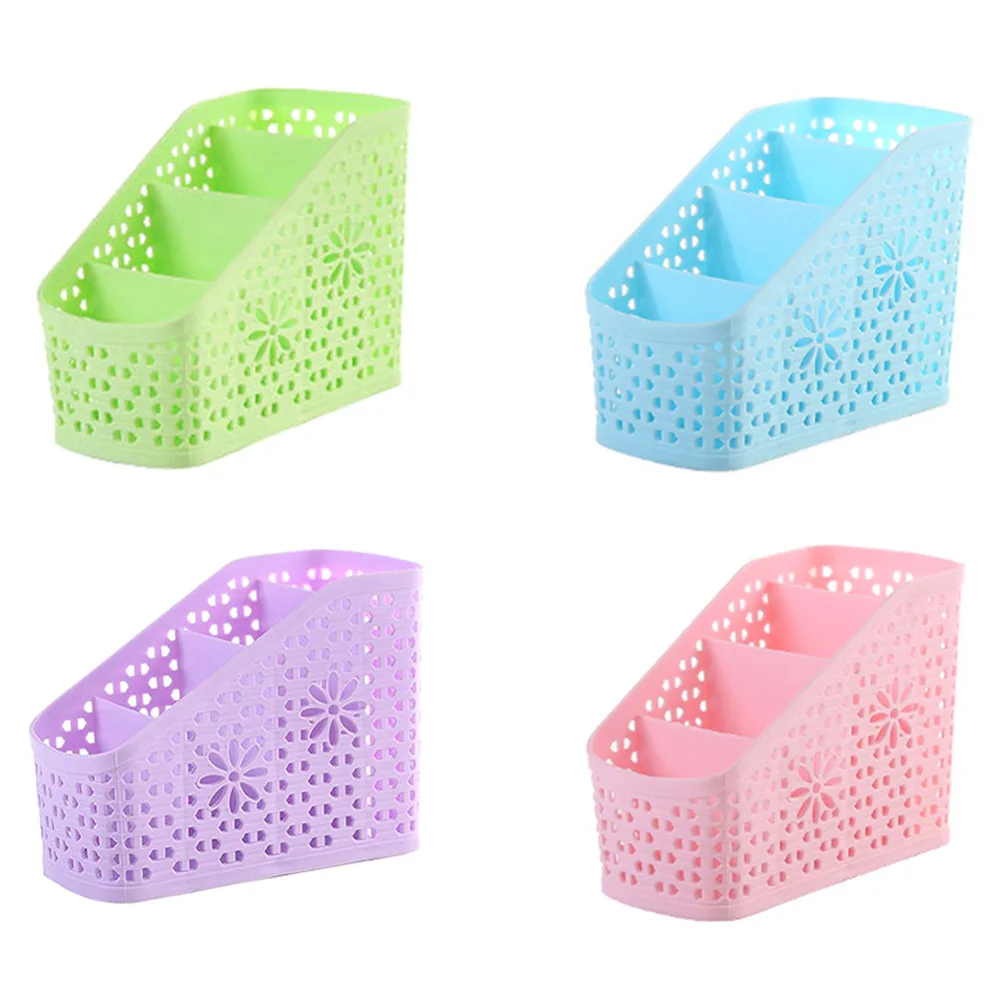 

NAI YUE Creative Mini 4 Grids Desk Storage Office Organizer Box Case Cosmetic Organizer Holder Storage Box