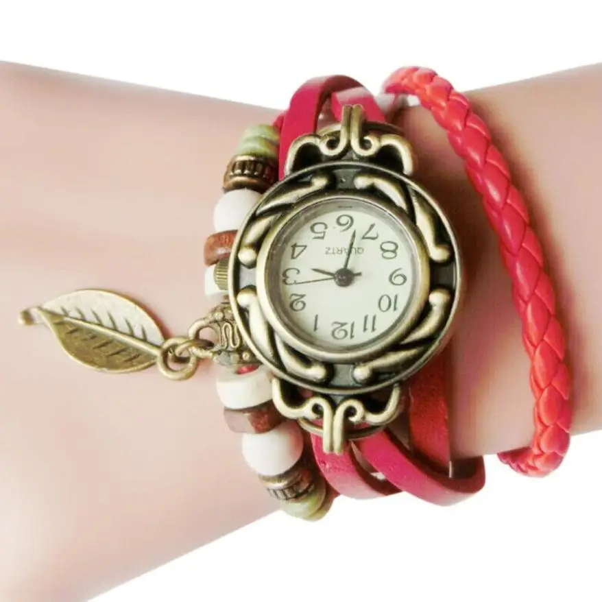 Часы Timezone #401 женские с кожаным ремешком модные повседневные винтажные наручные